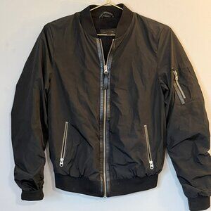 Mackage Black Bomber Jacket Xs Small Aritzia Cara Women's